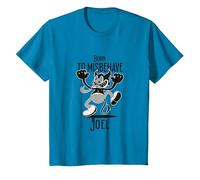 Joel - Nombre de Chico Genial con un diablillo Lindo Camiseta, Niños, Zafiro, 10 años