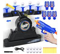 Joellfuner Diana Nerf para Niños, Castle Diana Nerf con Pistola, Objetivo de Tiro, Juego Objetivo Flotante Recargable, Pistola Juguete 3 4 5 6 7 8 9 10 Años Regalos Cumpleaños Navidad (2)