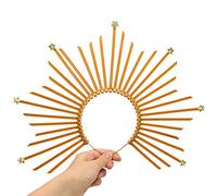 JOERBABU Diadema, diadema de Halocrown con pinchos, diadema de Halocrown griego SunGoddess