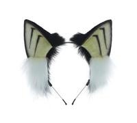 JOERBABU Diadema hecha a mano con orejas de animales, diadema de anime, diadema de máscaras, disfraz de mujer y niña, cosplay, tocado