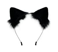 JOERBABU Diadema para mujer, diseño de orejas de gato, con orejas de gato, peludas, orejas de gatito, diadema para Halloween, fiesta, anime, cosplay, fantasía