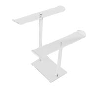 JOERBABU Diadema transparente para el pelo, soporte para coleteros de acrílico, accesorio para el cabello, para mujeres, niñas y adolescentes