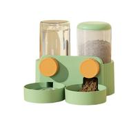 JOERBABU Dispensador de agua para gatos, alimentador automático y agua para gatos, soporte para jaula de riego, comedero para gatos