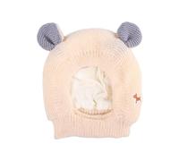 JOERBABU Divertido gorro de punto para perros pequeños, diseño de oso de dibujos animados, gorro de disfraz de cachorro, bonito sombrero pequeño, gorro de invierno para perros de peluche