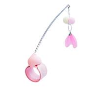JOERBABU Juguete de 30 cm para gato y gatito con pulsera para gato/gatito mascota Teaser