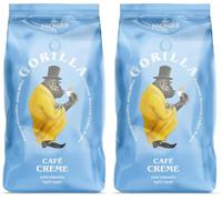 Joerges Gorilla Café Creme, 1.000g, ganze Bohne, Röstgrad: hell (Paquete de 2)