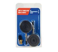 Joe's Flats Kit Convertidor A Rueda Tubeless, Unisex Adulto, Negro, 17-21 mm