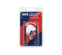 Joe's No Flats Tubeless Anodized Black Presta Valves (Pair) 60Mm 60Mm