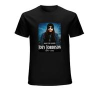 Joey Jordison Legend Drummer 1975-2021 - Camiseta unisex con estampado de camiseta gráfica para hombre, color negro, Negro , M