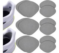 Joez Wonderful 6 pares de parches de reparación de talón de zapatos de 2 tamaños, parches interiores autoadhesivos para zapatos deportivos para agujeros, kit de reparación de malla, forros de talón