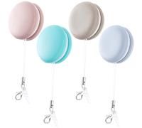 Joez Wonderful Lindell - 4 limpiadores de pantalla coloridos, cepillo portátil para pantalla de teléfono móvil, paño de limpieza de lentes (4 colores)