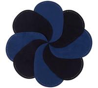 Joez Wonderful Parches de codo para suéteres, 8 piezas, parche de reparación de tela cosida, parches ovalados para codos, rodillas para chaquetas acolchadas, camisas, pantalones, abrigos, ropa,