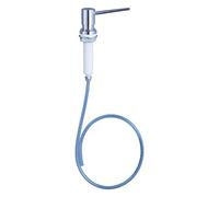 Jofel - AC62000, Dosificador de Jabón Empotrable, Pulsador con Botella, Inox Brillo, Incorpora Botella o Depósito, Rellenable, Cabezal de Latón, 1 L