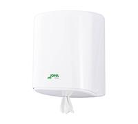 Jofel AG40700 Dispensador de Papel Mecha Azur (Box), ABS Blanco Antibacteriano