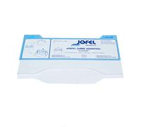 Jofel - AM20040, Caja Papel Cubreasientos WC, Dispensa Unitariamente, 125 Hojas/u.x12 uds, para Colectividades y W.C públicos, Hospitales, Clínicos, Bares, Restaurantes