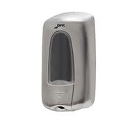 Jofel - Dosificador de Jabón para Pared, Recargable con Cartuchos de Espuma y Gel Capacidad de 1L, Dispensador Jabón Baño, Válvula Anticorrosión y Antigoteo, Carcasa Inox, Aitana AC74000, Satinado