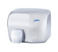 Jofel - Secamanos Óptico 2000W, Secador de Mano con Sensor de Infrarrojos Activado y Desactivado Automático, Antivandálico, Modelo Íbero, AA92000 Carcasa en Acero Inoxidable Brillo