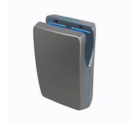 Jofel - Secamanos Óptico de Alto Rendimiento 10seg. Secado (540 Km/h) 1550W, Secador de Manos Automático, Evaporación de Agua Recogida, Modelo Jet Tifón Carcasa ABS Antibacteriana, AA25950 Grafito