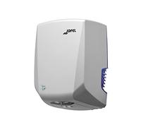 Jofel - Secamanos Óptico de Alto Rendimiento (505 Km/h) Bajo Consumo 1200W, Secador de Manos Automático. Rápido 10s. Soporta un Alto Flujo de Trabajo. Modelo Power+ ABS Resistente, AA56600 Negro Mate