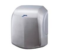 Jofel - Secamanos Óptico de Alto Rendimiento (525 Km/h) 1400W, Secado en 10 segundos, Secador de Manos Automático, Filtro Hepa, Antivandálico, Modelo AVE Carcasa Acero de Inoxidable, AA18500 Satinado