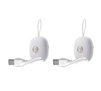JOFUUM 2X Reloj Despertador Vibratorio para Adolescentes Sordos y con Problemas de Audición Que Duermen Mucho, Funciona con Carga para Viajes o Uso Doméstico