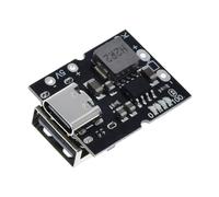 JOFUUM Convertidor Elevador USB Tipo C 5V 2A Módulo de Potencia Elevador Placa de Protección de Carga de Batería de Litio Cargador DIY, con Soldadura