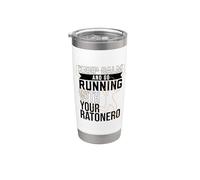 Jogger con Ratonero Bodeguero Andaluz Vaso térmico de acero inoxidable de doble pared