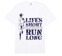 Jogger Lifes es Corta, Corre Larga Comfort Colors Adult Heavyweight T-Shirt