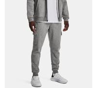 Jogger Under Armour Rival Fleece Cargo para hombre Castlerock Light Heather / Blanco L
