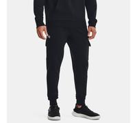 Jogger Under Armour Rival Fleece Cargo para hombre Negro / Blanco M