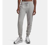 Jogger Under Armour Rival Fleece para mujer Mod Gris Light Heather / Blanco XS