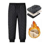 Joggers For Hombre, Forro Polar, Invierno, Informales, Cálidos, Térmicos, con Cordón, Cintura, con Bolsillos con Cremallera, Pantalones De Chándal Gruesos, S-7XL Pantalon Hombre(Black A,XXL)