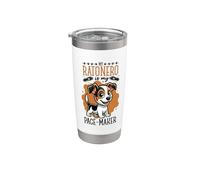 Jogging con Ratonero Bodeguero Andaluz Vaso térmico de acero inoxidable de doble pared