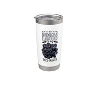 Jogging con un Elkhound noruego Vaso térmico de acero inoxidable de doble pared
