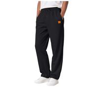 Jogging Hombre Pantalones Baggy Resistente Pantalones Largos Hombres Pantalones De Correr Ligero Deporte Cintura Elástica Sudaderas Con Bolsillo Culturismo Deporte Streetwear, A-le negro, 3XL