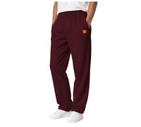 Jogging - Pantalón ancho para hombre, corte recto, holgado, cintura elástica, ropa deportiva, hombre ligero, entrenamiento grande, pantalones deportivos, hombros, holgados, sudaderas, Vin-3, 3XL