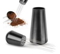 Jognee Wdt Tool, distribuidor de café desmontable con soporte con 12 agujas de espresso de 0,4 mm, distribuidor Wdt Tool Espresso Coffee Distributor, Wdt Herramienta de distribución para espresso