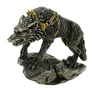 Joh. Vogler GmbH Germánico Fenriswolf encadenado 13 cm figura Asgard Escultura Lobo Mitología Nórdica