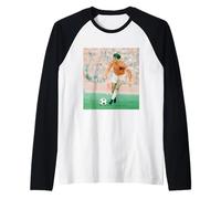 Johan Cruyff En Acción Holanda Argentina Copa Mundial de Fútbol Camiseta Manga Raglan