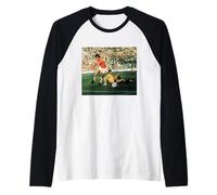 Johan Cruyff Holland V Copa del Mundo Argentina de Fútbol 1974 Camiseta Manga Raglan