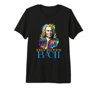 Johan Sebastián Bach Retro Camiseta Premium