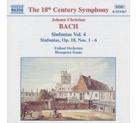 Johann Christian Bac J.C. Bach: Sinfonias Op.18, Nos. 1- (CD) (Importación USA)