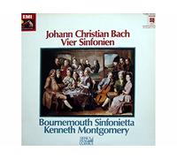 Johann Christian Bach, Bournemouth Sinfonietta, Kenneth Montgomery - Vier Sinfonien - Sinfonia B-dur Op. 18 Nr. 2 / Sinfonia Es-dur Op. 6 Nr. 3 / Sinfonia Es-dur Op. 9 Nr. 2 / Sinfonia D-dur Op. 18 Nr. 4 [Disco de vinilo LP record]
