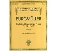 Johann Friedrich Burgmüller: Collected Studies For Piano - Op.100, Op.105, Op.109 - Partitions