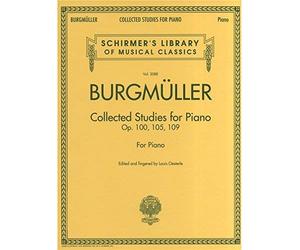 Johann Friedrich Burgmüller: Collected Studies For Piano - Op.100, Op.105, Op.109 - Partitions