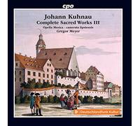 Johann Kuhnau : Intégrale de l'oeuvre sacrée, vol. 3. Meyer.