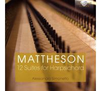 Johann Mattheson Mattheson: 12 Suites for Harpsichord (CD) (Importación USA)