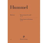 Johann Nepomuk Hummel - Klaviersonate fis-moll op. 81: Besetzung: Klavier zu zwei Händen