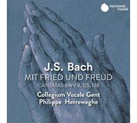 Johann Sebastia J.S. Bach: Mit Fried Und Freud: Cantatas, (CD) (Importación USA)