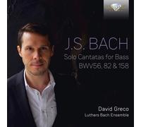 Johann Sebastia J.S. Bach: Solo Cantatas for Bass, BWV56, (CD) (Importación USA)